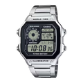 Casio 復古鋼帶跳字錶 AE-1200WHD-1A