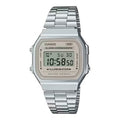 Casio A168WA-8A 灰白色 方形復古跳字錶