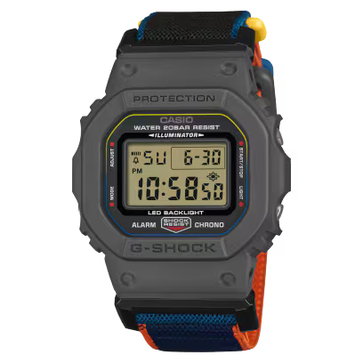 G-SHOCK CASIO 布帶Digital Watch DW-5600MNC-8A2
